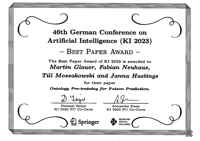 KI2023-Best-paper-award
