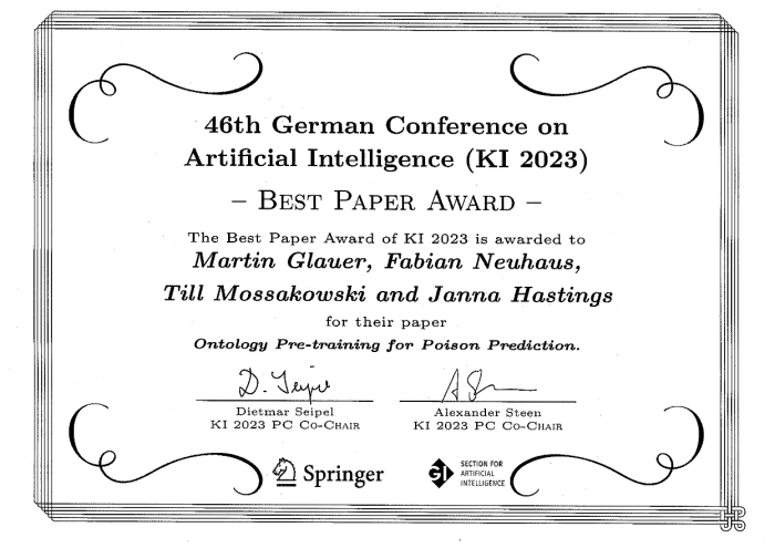 KI2023-Best-paper-award