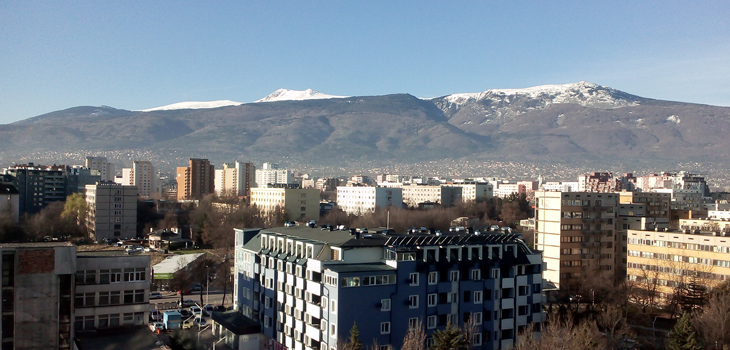 Ansicht Sofias vor dem Witoschagebirge (Foto: Hannah Muth / Sofia)