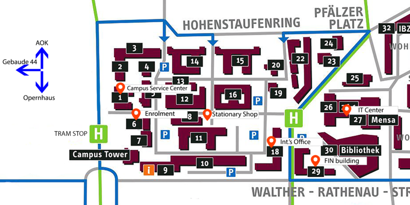 ovgu campus map fin